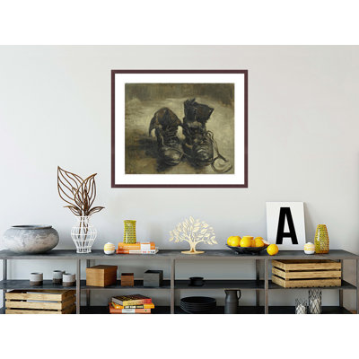 Shoes by Vincent van Gogh -Framed Giclee Print