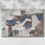 Toile tendue avec châssis bleu abstrait-1168061206