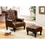 Marjorie  Faux Leather Wingback Chair