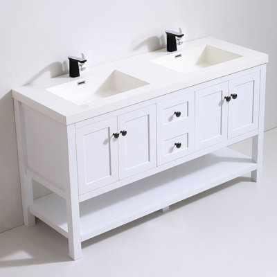 Ensemble de meuble-lavabo double 62 po Mckinsey