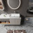 Sinber 24" x 14" x 4.3" White Rectangular Ceramic Countertop Bathroom Vanity Vessel Sink