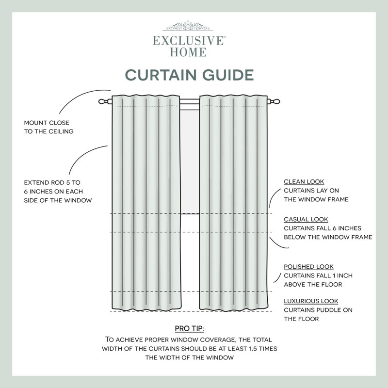 White Sheer Polyester Rod Pocket Back Tab Curtain Panels, 50" x 108"