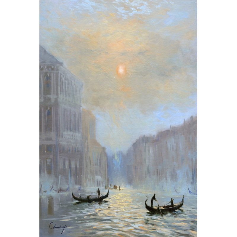 Venice Morning Mist by Chuck Larivey - Wrapped Canvas Print, 91cm H x 61cm W x 3.8cm D