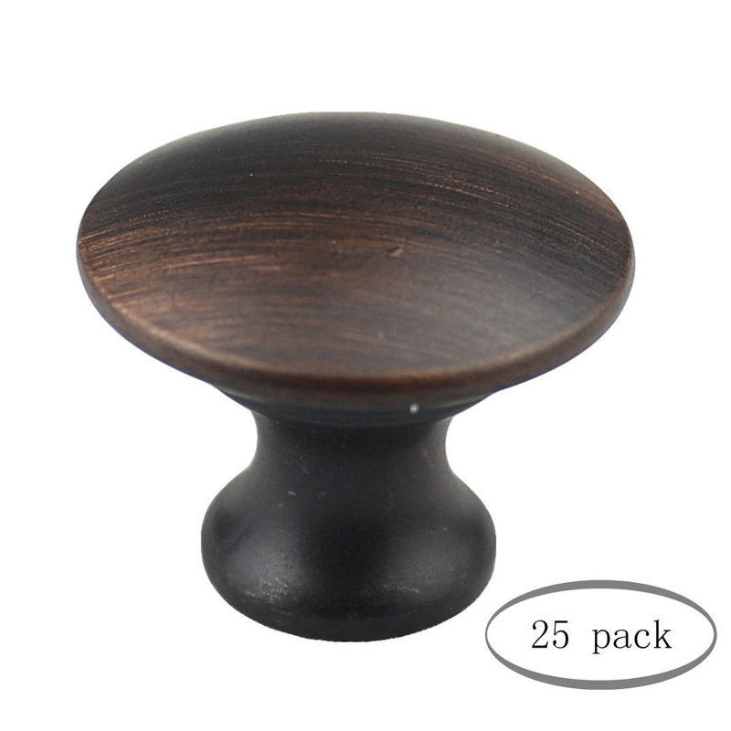Multipack de boutons de champignon, Bronze frotté à l'huile