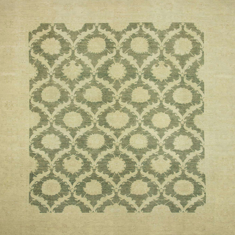 Abstract Indoor Rug, Square 6'