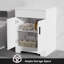 Meuble-lavabo simple 48 po avec lavabo vasque Akron, plateau en bois manufacturé, peinture résistante à l'eau-170326227-170326188