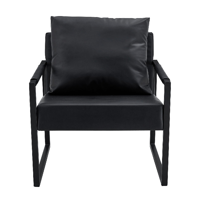 Upholstered Accent Chair Armchair, Black