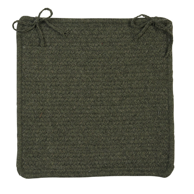 Coussin de chaise Mcclary, Olive