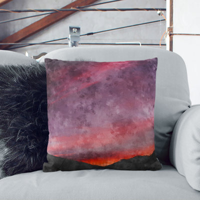Setting Sun Cushion with Filling