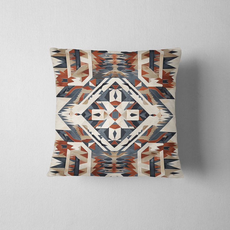 Reversible Pillow Cover, 18"H x 18"W