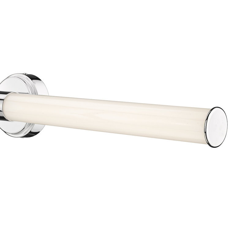 Barre d'éclairage de salle de bain 2 lumières DEL Carolita, Chrome