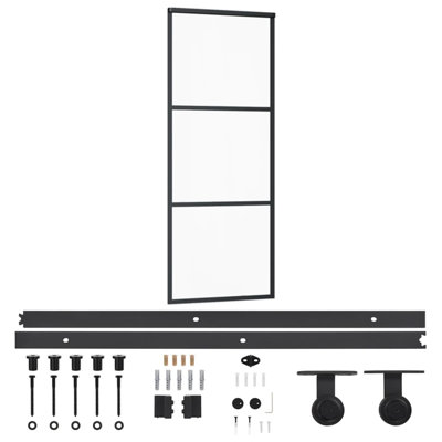 Merser Sliding Door with Hardware Set