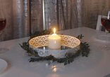Unscented Pillar Candle, 8cm H x 5cm W x 5cm D