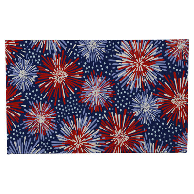 Fireworks Decorative Bathmat