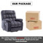 Medfield 91cm Wide Standard Recliner with Massager