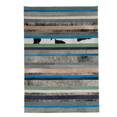 Nueva Raya Cowhide Striped Indoor Rug