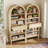 71.2" H Farmhouse Bookcase With Drawer And 5-tier Open Shelves 