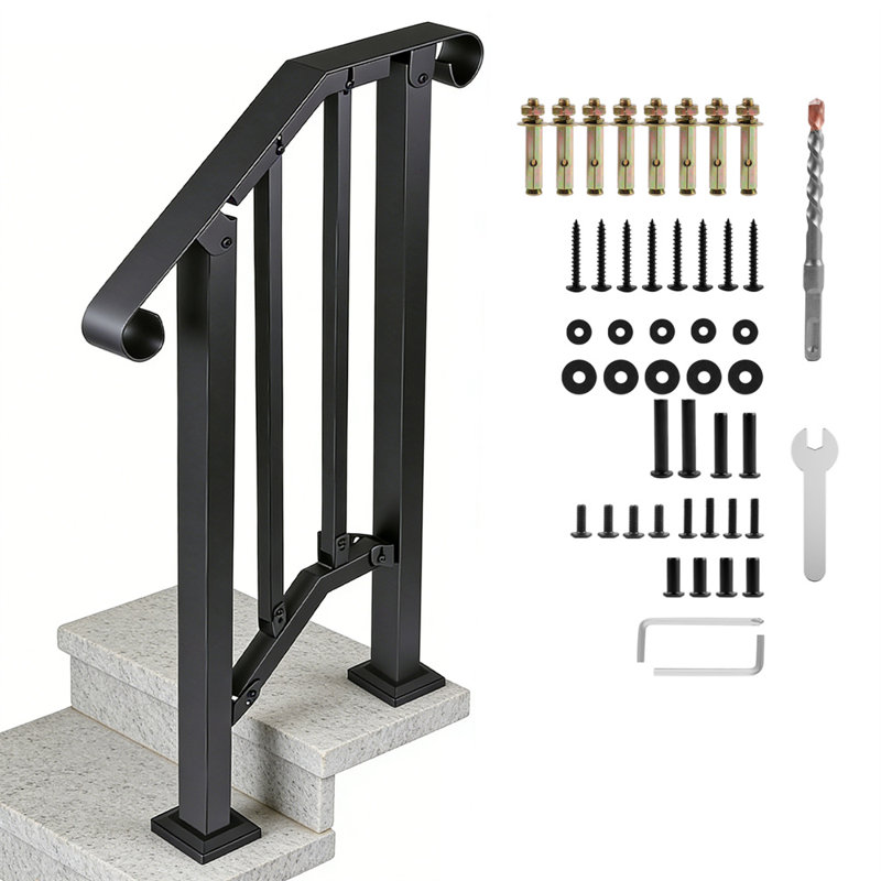 1 Step Stair Hand Rail Kit