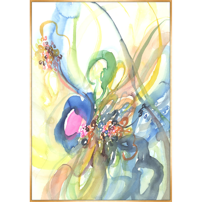 Flower Orchestra I Print by Sara Brown, 44.5" H x 37.5" W