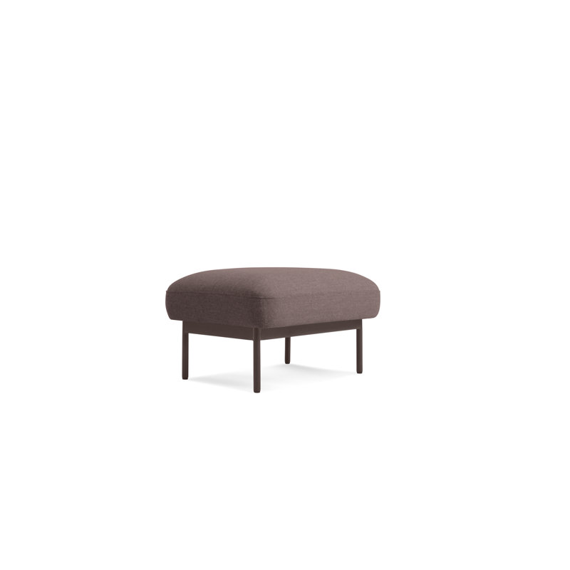 Puff Puff Ottoman, Black, Maharam Meld in Panda