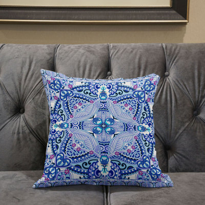 Polyester Square Indoor/Outdoor Pillow Cover & Insert