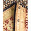 Tapis unique en laine noué à la main 9 pi 2 po x 12 pi 5 po nouvel âge Hayner - bleu / noir / rouge