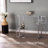 Maxina 42'' Glass Top Console Table