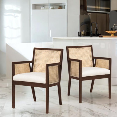 Chaise avec accoudoirs Khajun