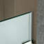 Porte de douche à charnière pivotante simple sans cadre 30 po x 76 po, verre trempé incassable de 3/8 po (10 mm) d'épaisseur-107531443