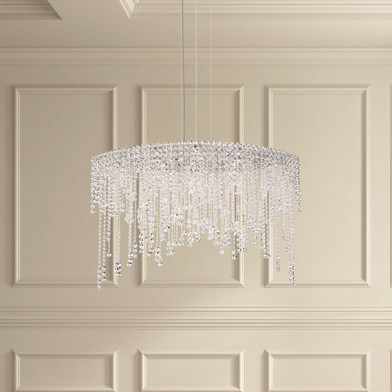 Chantant 8 - Light Chandelier, Heritage Handcut Clear