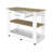 Brooklyn 46 Kitchen Island, Two Shelves, Two Drawers-976658122