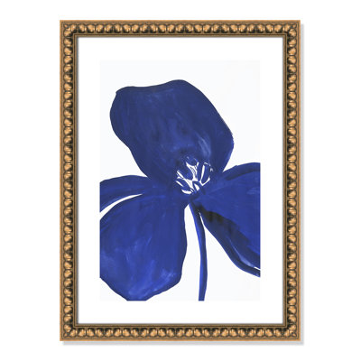 Clarisse "Indigo Petal II" Painting