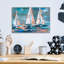 «Pop Regatta 2» par Ethan Harper, art mural en verre acrylique
