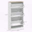 Armoire de rangement pour chaussures étroite avec 3 tiroirs rabattables, capacité de 18 paires