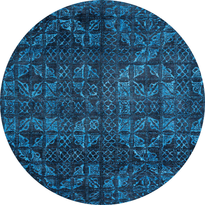 Abstract Indoor Rug, Round 3'