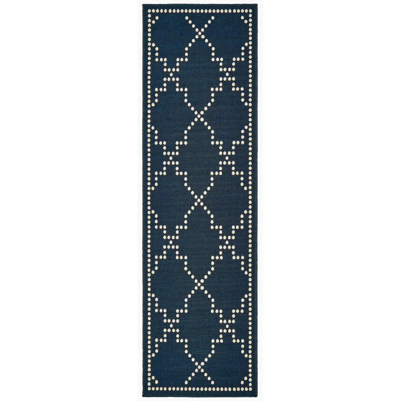Tapis d'intérieur et d'extérieur Anastasaos, Tapis de couloir 2 pi 3 po x 7 pi 6 po