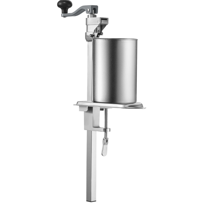 Commercial Steel Table Clamp Manual Can Opener with Ergonomic Handle