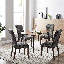 Chaise d'appoint rembourrée en tissu Gursharon-1836059047