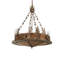 Luminaire suspendu inversé 34 po de large ours au lac