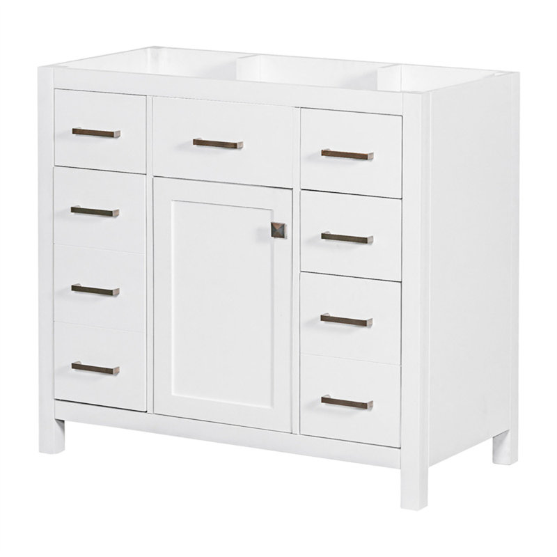 35.40'' Single Bathroom Vanity Base Only