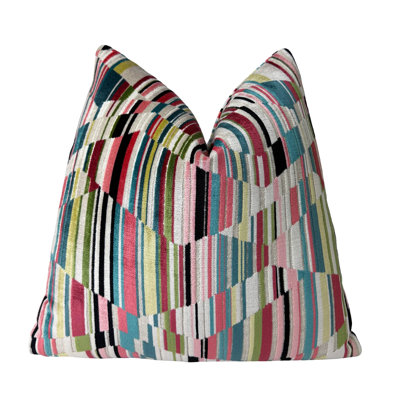 Spectrum Velvet Throw Pillow Cover