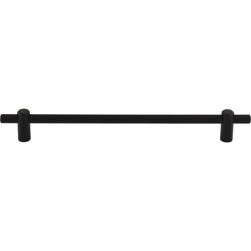 Dempsey Bar Pull, Flat Black, 8 13/16" Center To Center