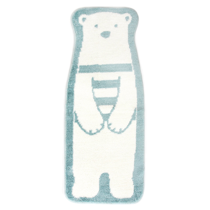 Tapis blanc / bleu Chitrigemath