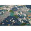 Tapis oriental multicolore touffeté à la main-536174155