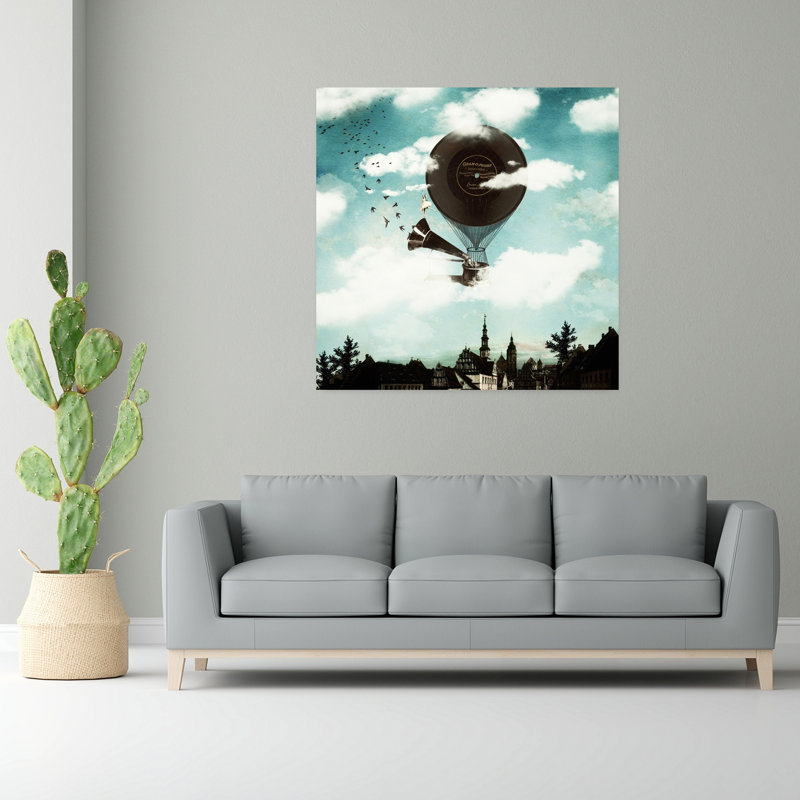 La ballerine itinérante, art urbain contemporain, H 48 po x l 48 po