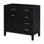 36" Bathroom Vanity Without Sink, Cabinet Base Only, Bathroom Cabinet With Drawers, Solid Frame And Mdf Board-233308695-233308694