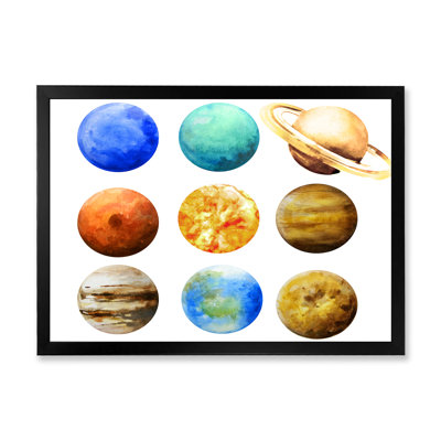 " Various Planets In Orbit "