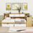 Wooden Daybed with Cabinets, Desk and Drawers-1428295404-1428295403