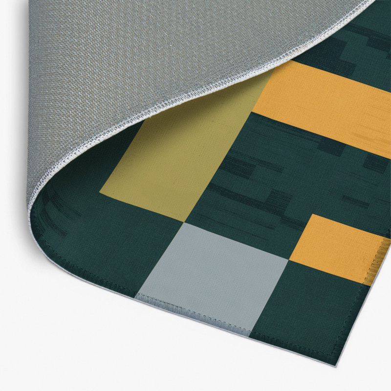 Tapis intérieur et extérieur Terrain Mosaic, Rectangle 1 pi 6 po x 2 pi 6 po