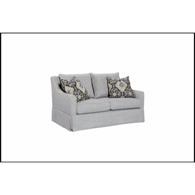 Causeuse réversible à coussin avec revêtement en Dacron et tissu en polyester, comprend 2 coussins pour une assise polyvalente